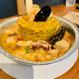 Seafood Mofongo