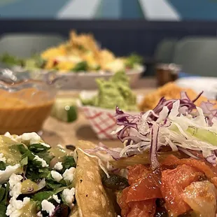Tacos: Carne Asada  + Shrimp