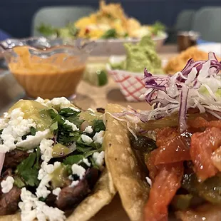 Tacos: Carne Asada  + Shrimp