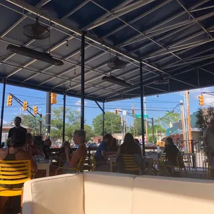 Outdoor seating