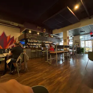Inside the restaurant