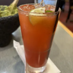 Strawberry Jalapeño Margarita