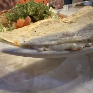 a plate of food on a table