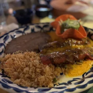Tex Mex Enchilada Plate