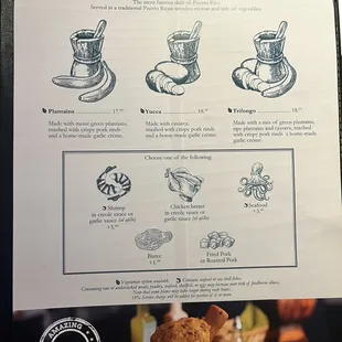 Menu 2 updated as of June 2023