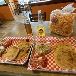 Bean and cheese pupusa!
