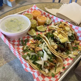 Al Pastor and Chicken Taco