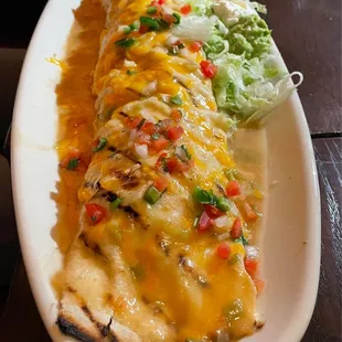 20" Shrimp Burrito