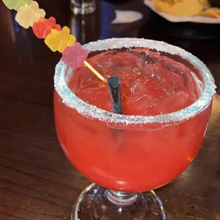 Gummy bear margarita