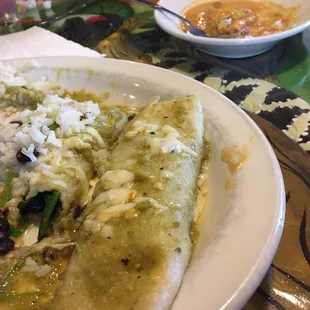 Spinach Enchiladas