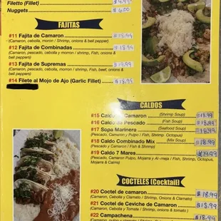 Menu 2024