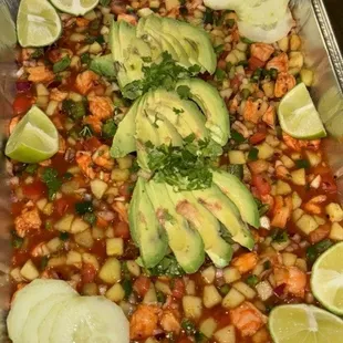 Charola de ceviche