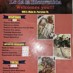 Menu 2024