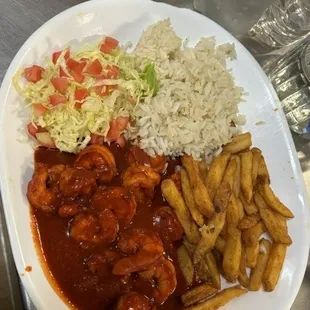 Camarones a la diabla