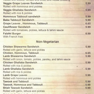 Menu, September 2023 (4/5)