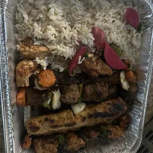 Dinner Shish Combo for two