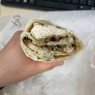 Shish Tawook sandwich
