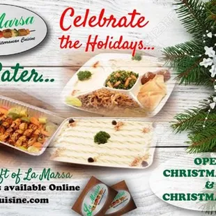 the holiday menu