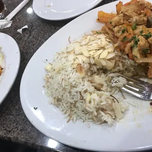 Chicken Ghallaba with grilled veggies