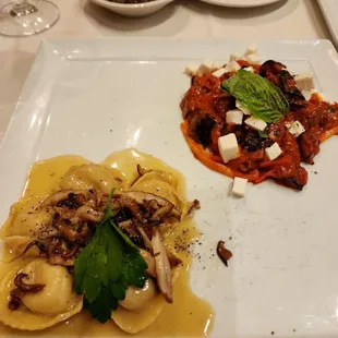 Agnolotti Piemontesi  Scialatielli alla Siciliana