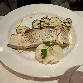 Trancio di Salmone con Salsa alla Mostarda