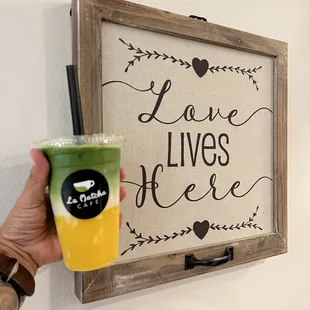 Mango Matcha Oat Latté! I love you very matcha...