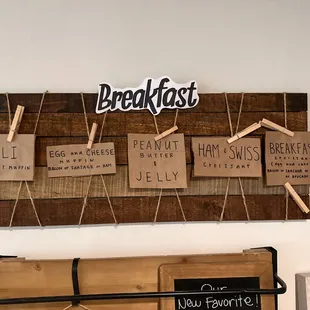 Our new breakfast board, brunch, serve all day