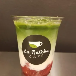 Strawberry Matcha Latte