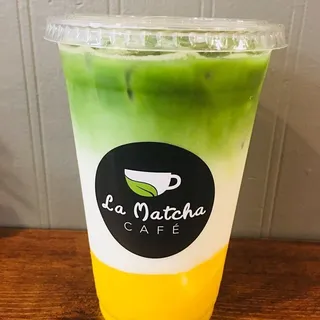 Mango Matcha Latte