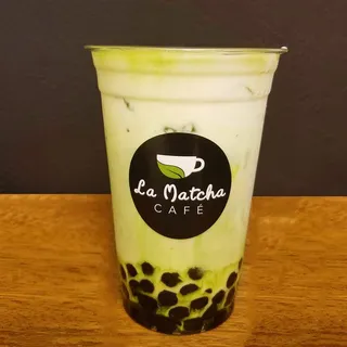 Oat milk espresso with brown sugar