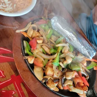 Seafood fajita