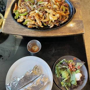 Fajitas la Media Luna double