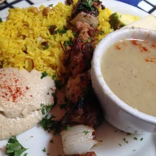 Chicken Kebab Lunch