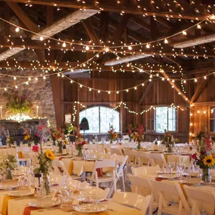 Rebecca &amp; Nate Wedding ~ Ovy Camp La Honda! We loved creating this barn reception!
