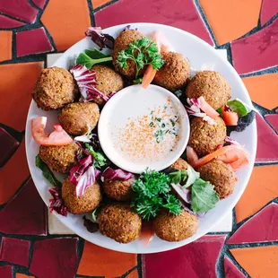 Falafel with Tahini Dip