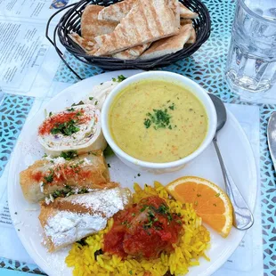 Middle Eastern Plate Dinner - Lamb Lule