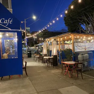 Outdoor seating