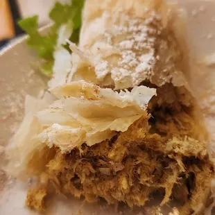 Inside the chicken phyllo