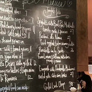 Menu in Nov 2 (mains)