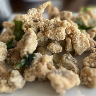 Salt &amp; Taiwanese Salt and Pepper Chicken with Basil