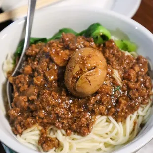 Stewed Minced Pork with Dry Noodle @tiffhuangry