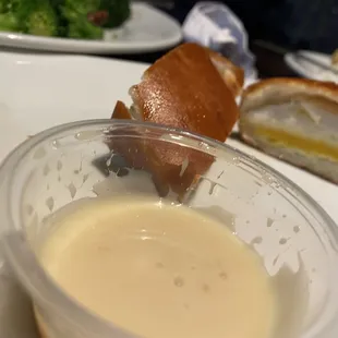 Fried Bread Roll with Condensed Milk