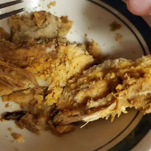 A dry tamal. Come on you guys dont want bad reviews.