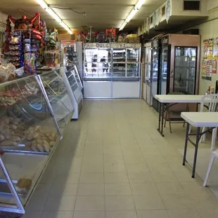 the inside of a grocery store