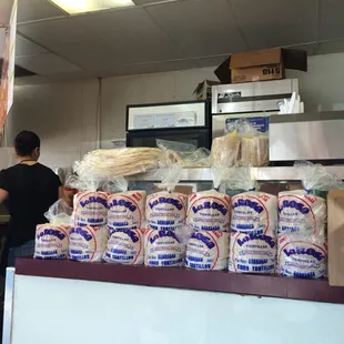 Lots of tortillas