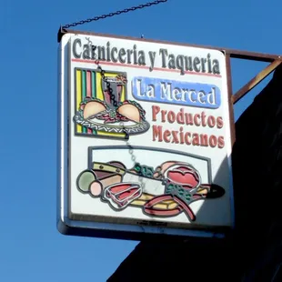 a sign for a mexican restaurant