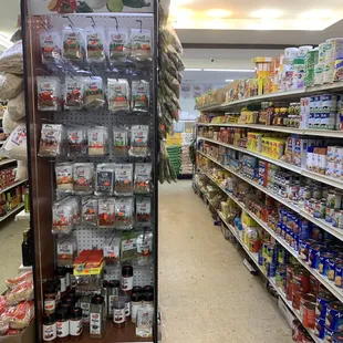 the aisle of a grocery store