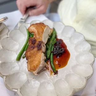 Heritage chicken was delicious