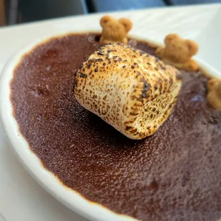 Chocolate smore creme brulee