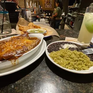 Beef Mole Enchiladas